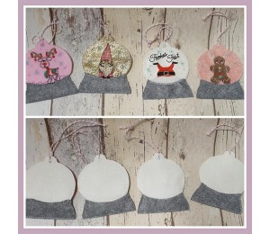 Stickdatei ITH - Schneekugel Vol. 1